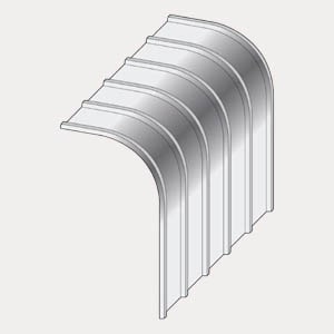 Crimp Curved Liners