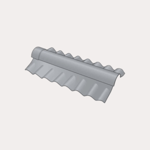 Two Piece Close Fitting Ridge