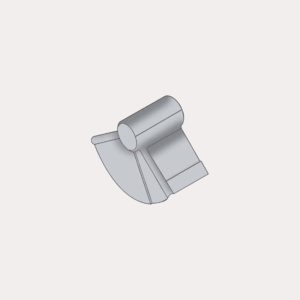 Two Piece Roll Top Finial